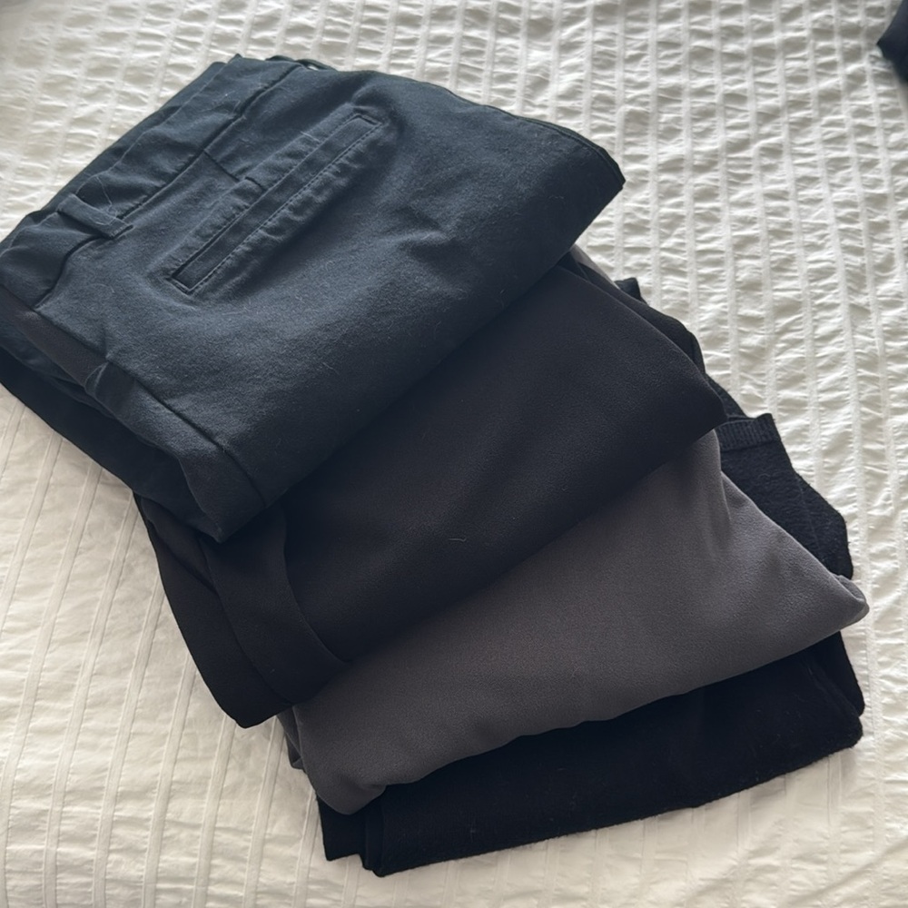 Lot/Bundle of Four Maternity Career Pants